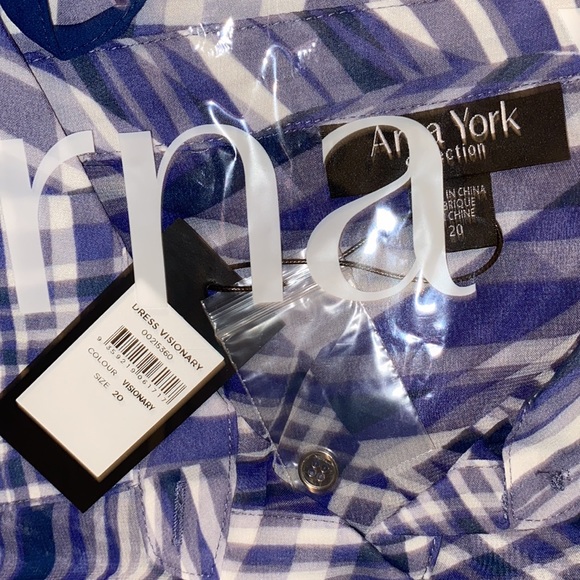 NWT ARNA YORK Visionary Dress - azure - Picture 9 of 11